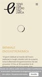 Mobile Screenshot of biennaleenogastronomica.it